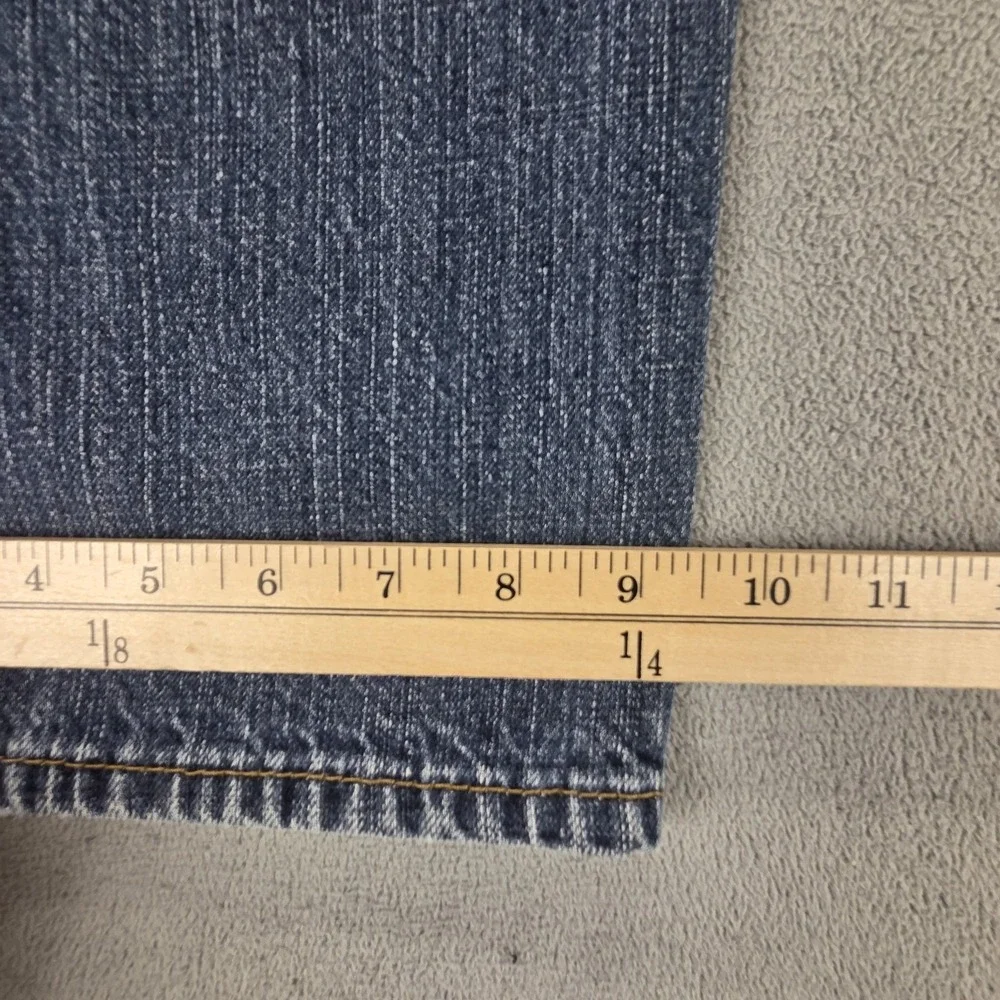Levis 569 Jeans Mens Blue Medium Wash Loose Straight Zip Fly Relaxed Fits 36x30